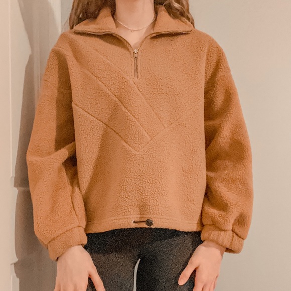 forever 21 sherpa pullover